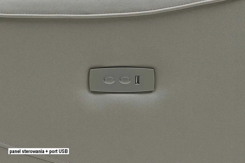 Fotel rozkładany Zefir skóra syntetyczna