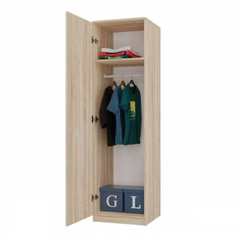 Garderoba szafa 50 cm | Dąb sonoma