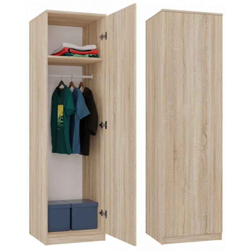 Garderoba szafa 50 cm | Dąb sonoma
