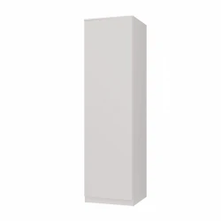 Garderoba szafa 50 cm | Biały mat