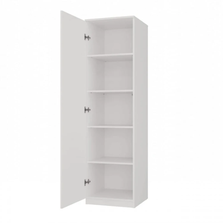 Garderoba szafa 50 cm | Biały mat