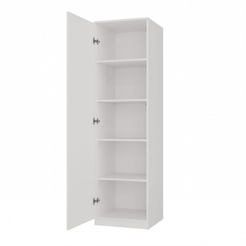 Garderoba szafa 50 cm | Biały mat