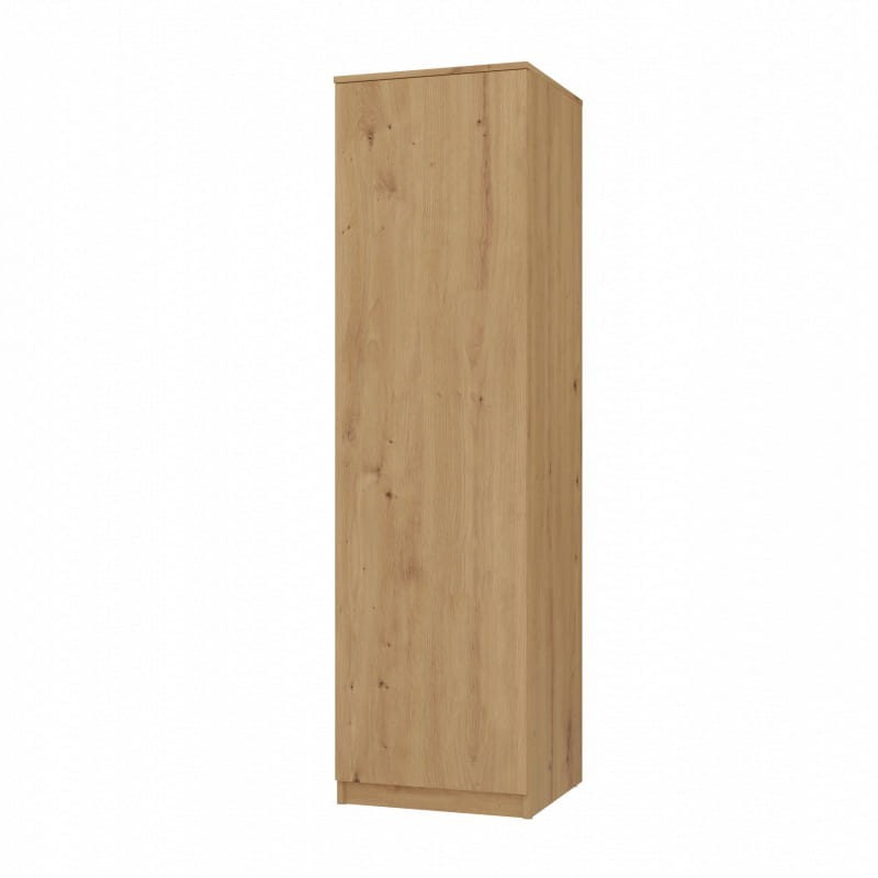 Garderoba szafa 50 cm | Dąb artisan