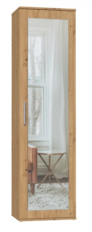 Garderoba słupek z lustrem dąb artisan