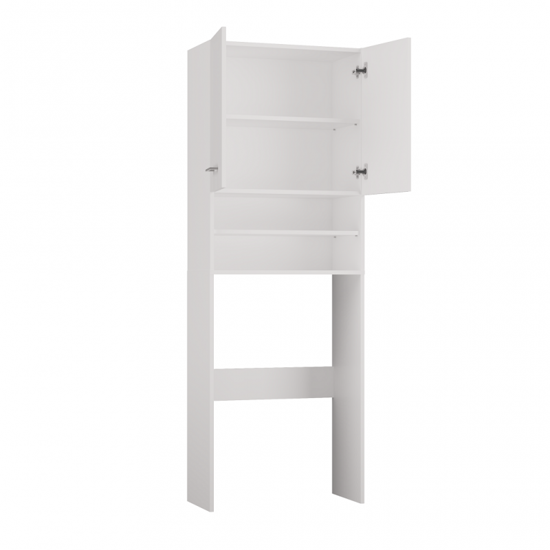 Szafka łazienkowa nad pralkę Basu Biała