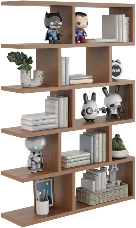 Regał wiszący Faron kolor orzech