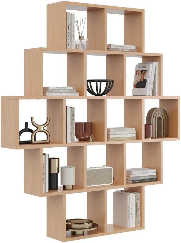 Regał wiszący Tomo kolor buk