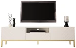 Szafka RTV GALA 01 190 cm biały mat/połysk