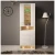Witryna VISION 04 60 cm z LED biały/wotan mat/połysk