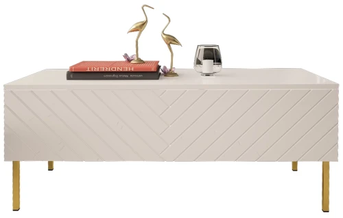 Ława GALA 03 120 cm biały połysk