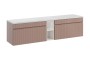Zestaw mebli łazienkowych ICONIC ROSE z blatem 180 cm - 4 elementy
