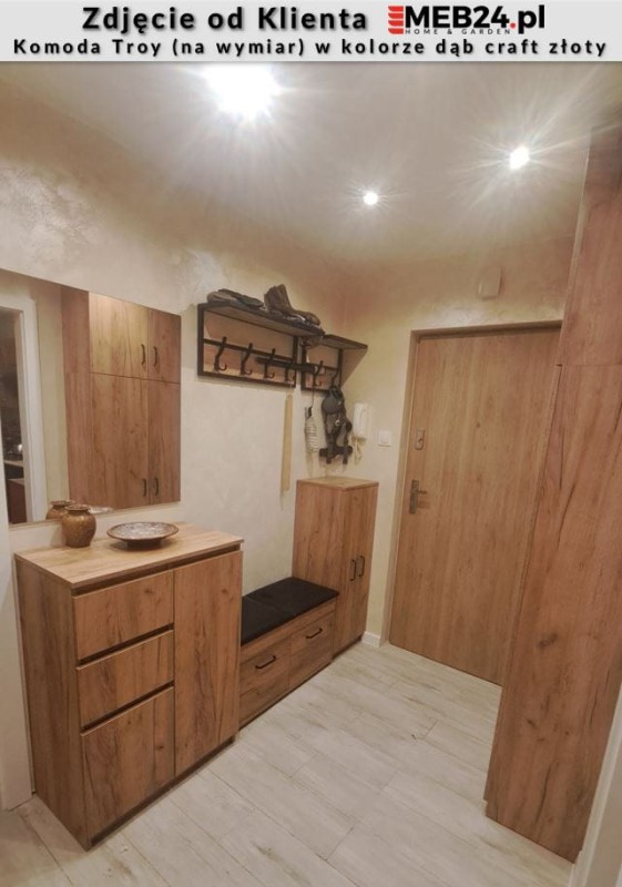 Komoda szafa stojąca na buty Troy (personalizowana) - zdjęcie od klienta