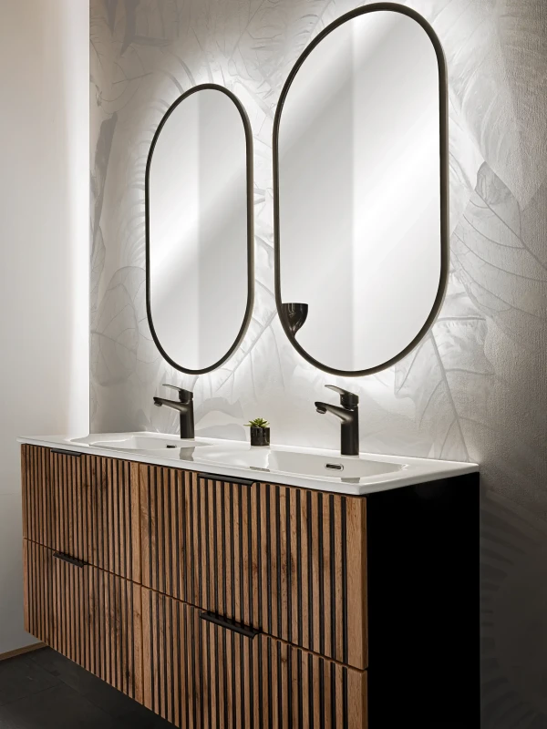 Zestaw mebli łazienkowych XILO A4 (aranżacja z umywalką SKY 120 cm)