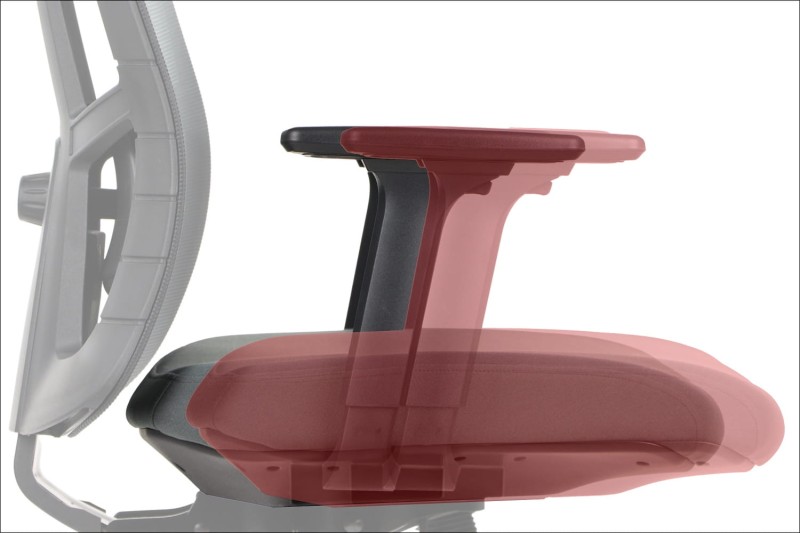 Fotel biurowy AKCENT Czarny/chrom regulacja