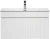 Szafka łazienkowa 80 cm ICONIC WHITE z umywalką Sky