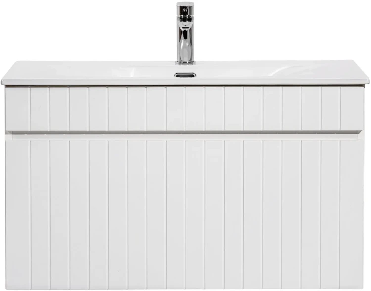 Szafka łazienkowa 80 cm ICONIC WHITE z umywalką Sky
