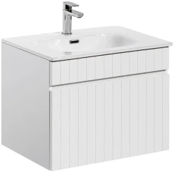 Zestaw mebli łazienkowych ICONIC WHITE szafka 60 cm z umywalką Sky