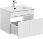 Szafka łazienkowa 60 cm ICONIC WHITE z umywalką Sky