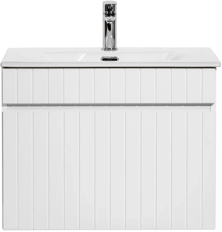 Szafka łazienkowa 60 cm ICONIC WHITE z umywalką Sky