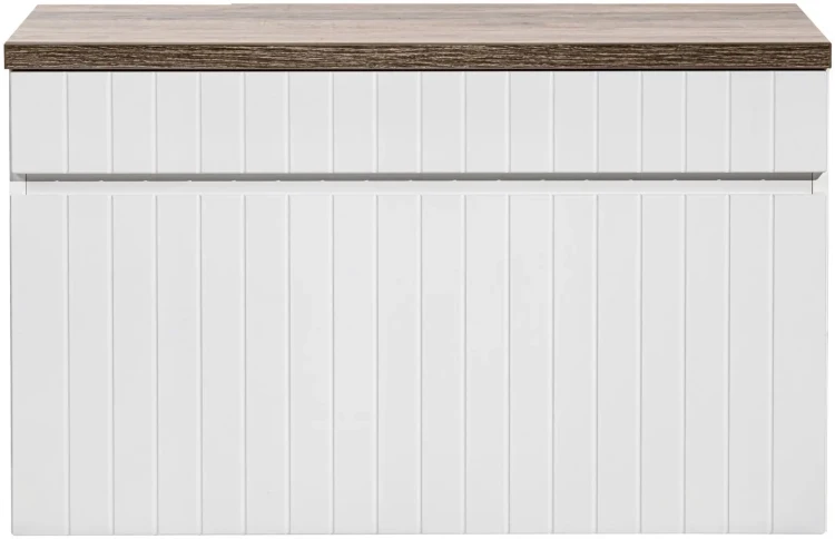 Szafka pod umywalkę 80 cm ICONIC WHITE z blatem 80 cm