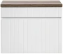 Szafka łazienkowa 60 cm ICONIC WHITE z blatem 60 cm