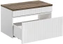 Szafka łazienkowa 80 cm ICONIC WHITE z  blatem 80 cm