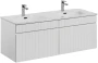 Zestaw mebli łazienkowych ICONIC WHITE z szafką pod umywalkę 120 cm - 3 elementy