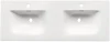 Zestaw mebli łazienkowych ICONIC WHITE (umywalka ceramiczna SKY 120D-DP-8099)