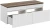 Zestaw mebli łazienkowych ICONIC WHITE z blatem 120 cm - 3 elementy