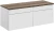 Zestaw mebli łazienkowych ICONIC WHITE z blatem 160 cm - 3 elementy