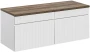 Zestaw mebli łazienkowych ICONIC WHITE z blatem 160 cm - 3 elementy