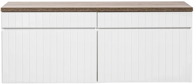 Zestaw mebli łazienkowych ICONIC WHITE z blatem 160 cm - 3 elementy