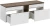 Zestaw mebli łazienkowych ICONIC WHITE z blatem 140 cm - 4 elementy