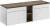 Zestaw mebli łazienkowych ICONIC WHITE z blatem 140 cm - 4 elementy