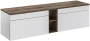 Zestaw mebli łazienkowych ICONIC WHITE z blatem 180 cm - 4 elementy