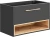 Szafka pod umywalkę 80 cm BORNEO szary cosmos / dąb artisan