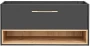 Szafka pod umywalkę 120 cm BORNEO szary cosmos / dąb artisan