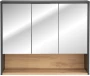 Szafka łazienkowa z lustrem 120 cm BORNEO szary cosmos / dąb artisan