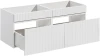 Szafka podwójna łazienkowa 60 cm ICONIC WHITE (szafki ICONIC WHITE 82-60-D-1S)