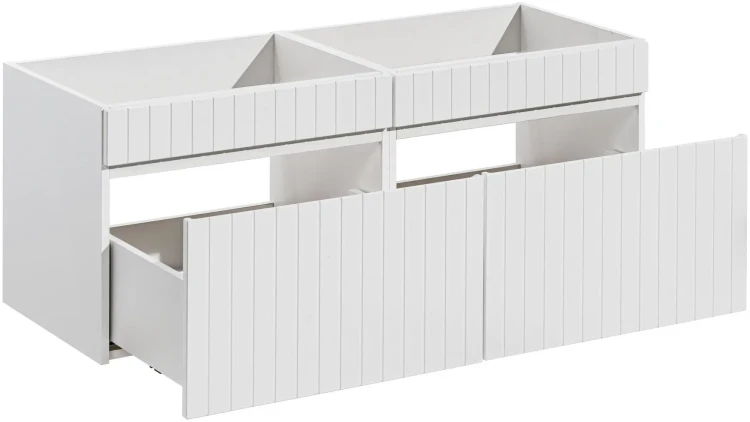 Szafka podwójna łazienkowa 60 cm ICONIC WHITE (szafki ICONIC WHITE 82-60-D-1S)