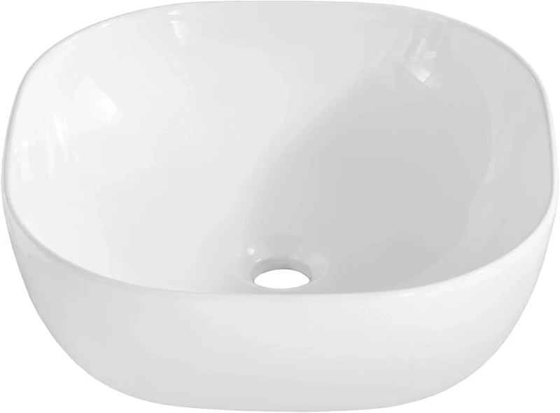 Szafka podwójna łazienkowa 60 cm ICONIC WHITE (umywalka ceramiczna UM-6252 SMILE 40 DP)