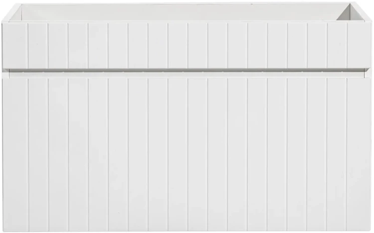 Zestaw mebli łazienkowych ICONIC WHITE z dwoma umywalkami SMILE i blatem 180 cm - 6 elementów  (szafka pod umywalkę ICONIC WHITE 82-80-D-1S)