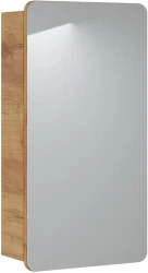 Szafka łazienkowa z lustrem 40 cm ARUBA dąb craft złoty