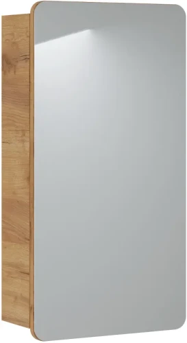 Szafka łazienkowa z lustrem 40 cm ARUBA dąb craft złoty