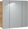 Szafka łazienkowa z lustrem 80 cm ARUBA dąb craft złoty