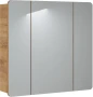 Szafka łazienkowa z lustrem 80 cm ARUBA dąb craft złoty