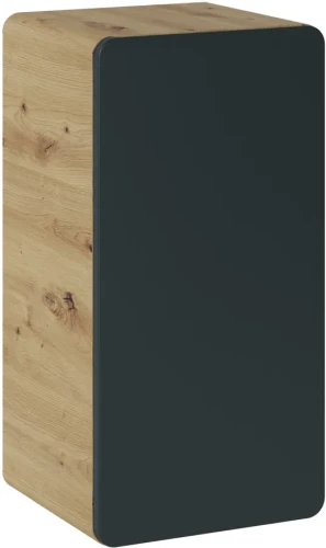 Szafka łazienkowa niska ARUBA szary cosmos / dąb craft złoty