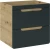 Szafka pod umywalkę 60 cm Aruba szary cosmos / dąb craft złoty