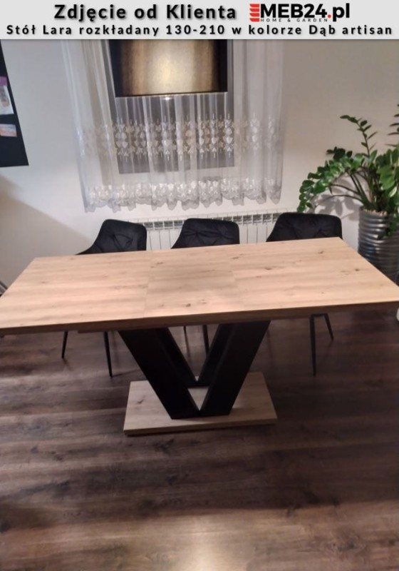 Stół Lara rozkładany 130-210 - zdjęcie od klienta