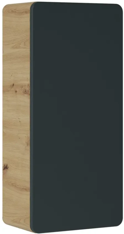 Szafka łazienkowa wysoka ARUBA szary cosmos / dąb craft złoty